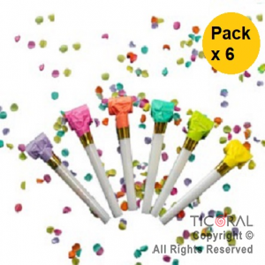 ASUSTA SUEGRA LANZA CONFETTI COLOR PASTEL SURTIDO x 6